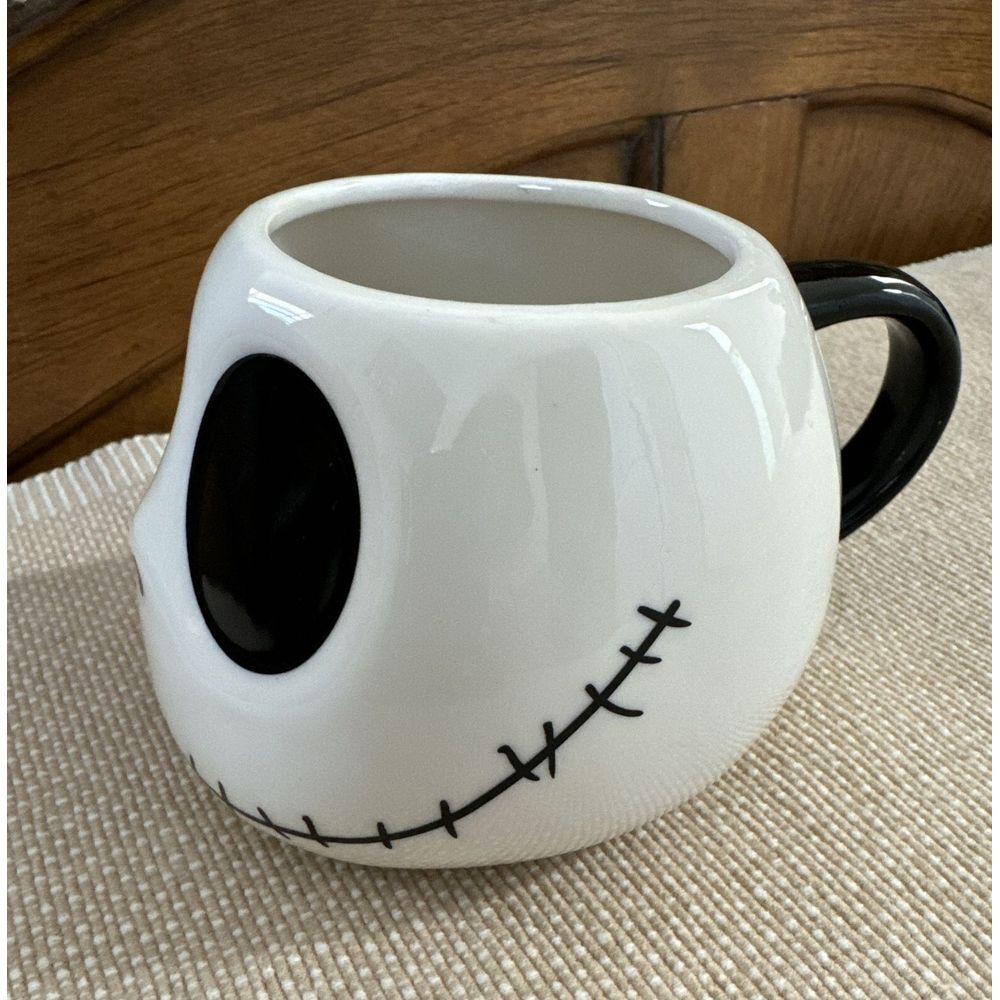 Jack Skellington Head Mug Nightmare Before Christmas Sculpted Disney Tim Burton